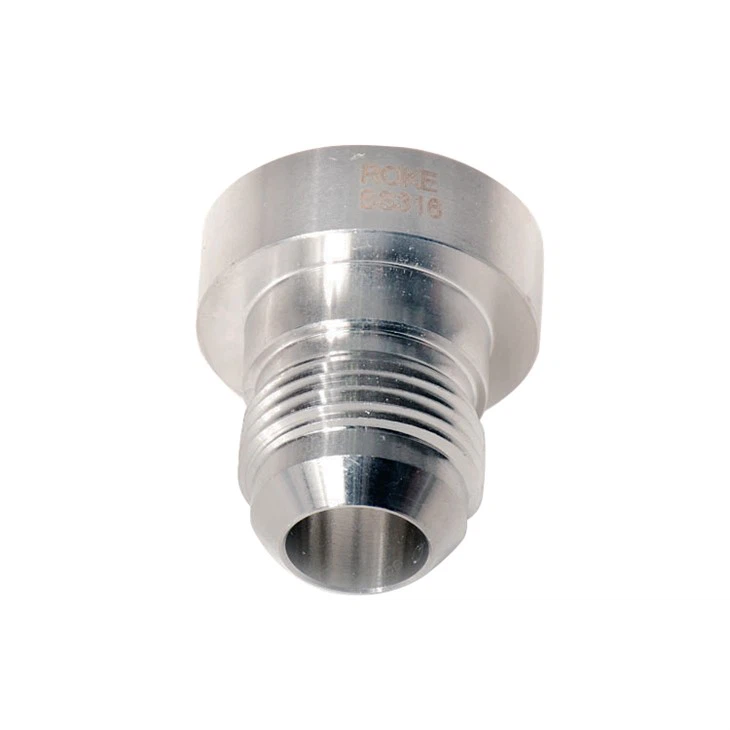 Stainless Steel JIC To NPT Thread Adapter Nipple Fitting factory